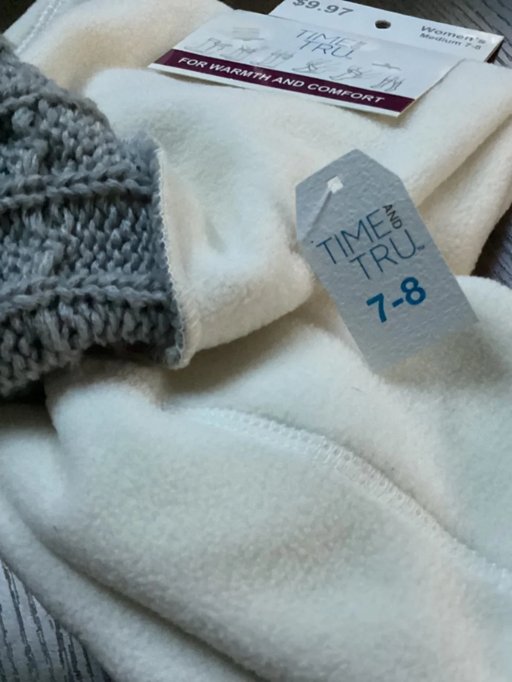 Time and Tru Women’s Boot Liner New With Tag Size M 7-8